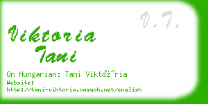 viktoria tani business card